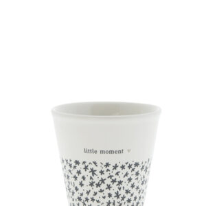 Espresso Tasse Paperlook "Little Moments" black BC