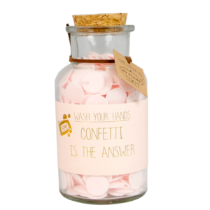 Konfetti Handseife "CONFETTI IS THE ANSWER"
