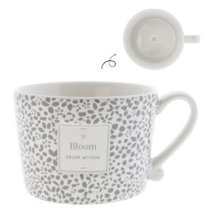 Tasse „Bloom“ Grau BC