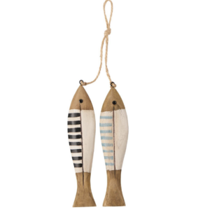 Fisch-Deko 2er Set mit Schnur