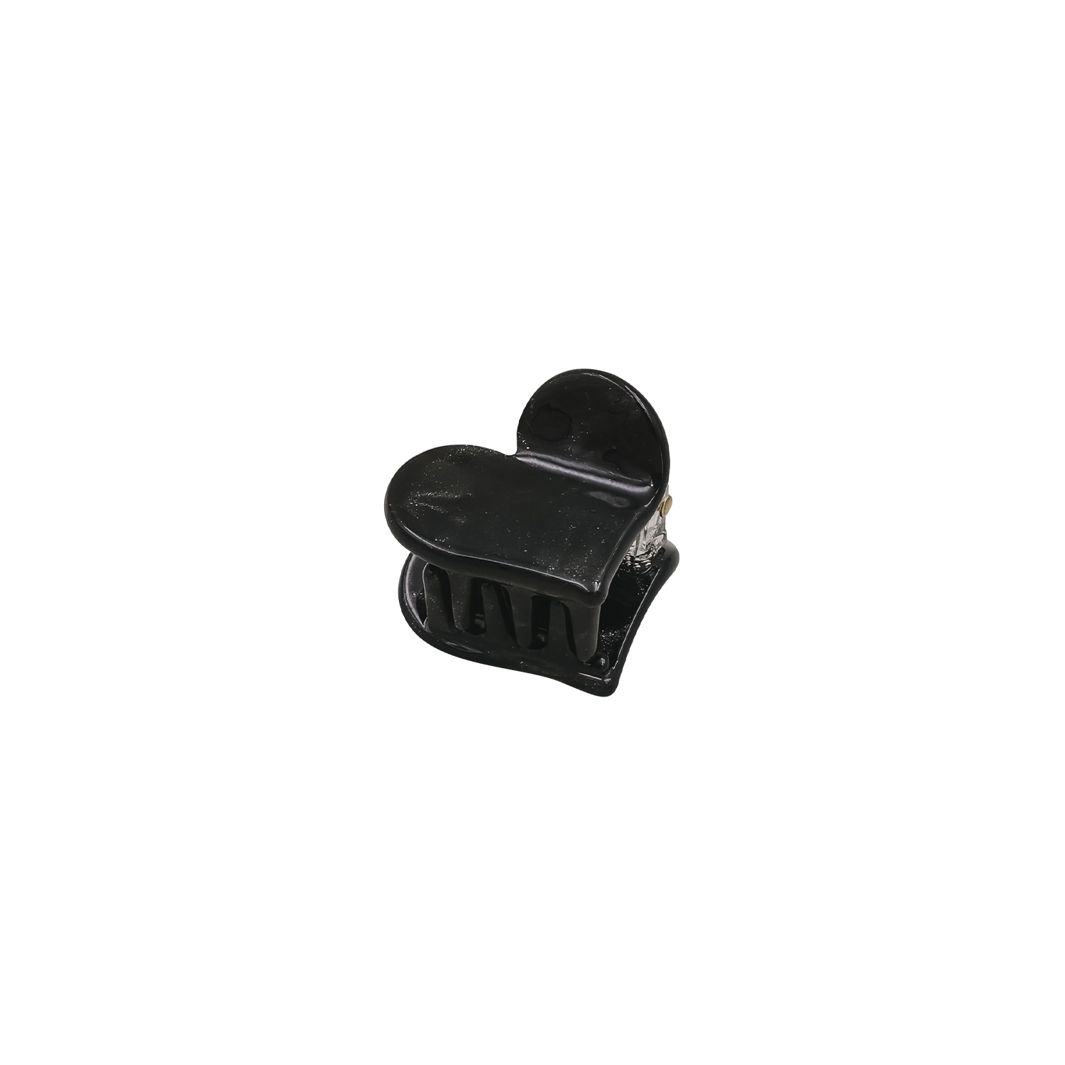 Haarspange Herzform klein Night