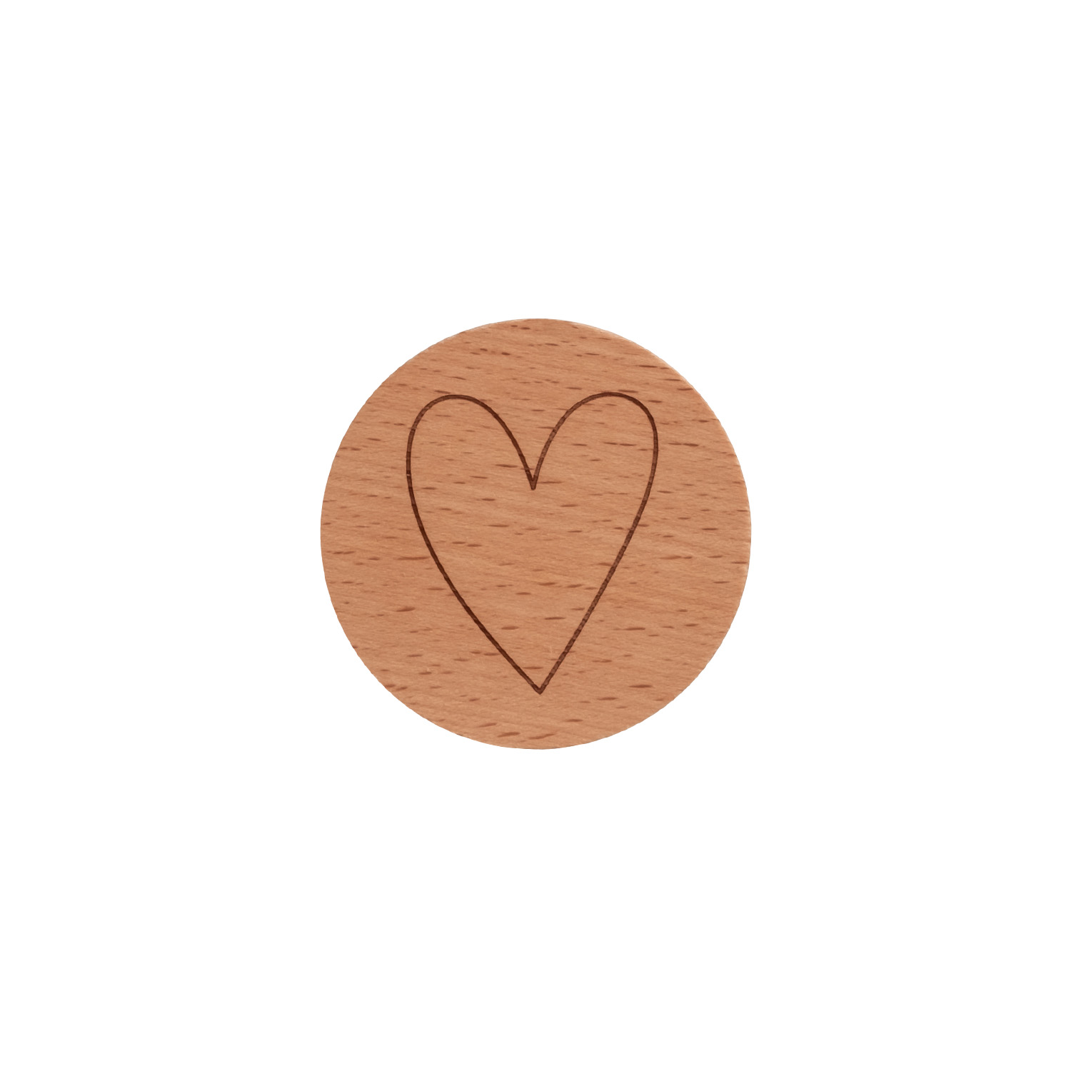 Holzdeckel «Herz» für Karaffe