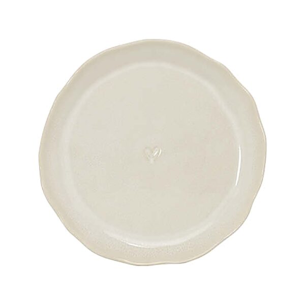 Kuchenteller June Clay aus Steingut 15 cm