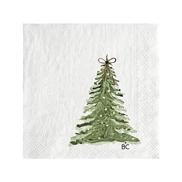 Servietten «Weihnachtsbäume» klein 20 Stück