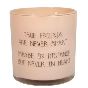 Soja-Kerze – True friends are never apart - Green Tea Time
