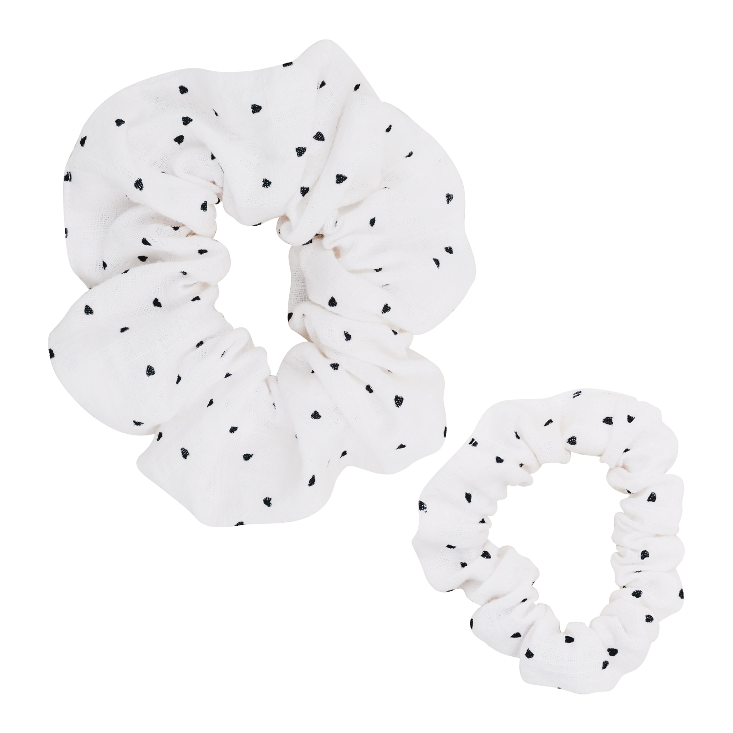 Scrunchies Herzen 2er Set