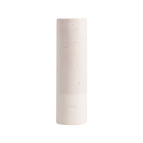 Vase «Love» mittel aus Steingut